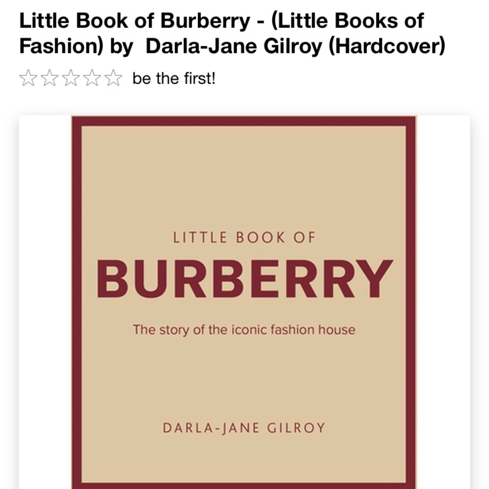 BURBERRY Book